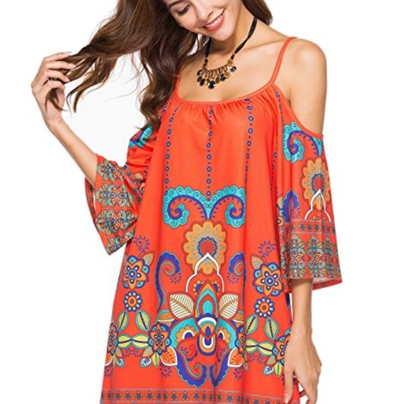 NWT Cold Shoulder Dress - Picture 3 of 3